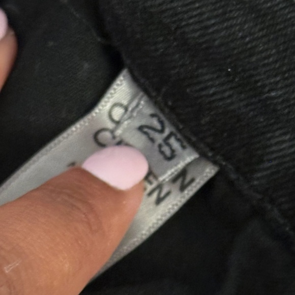 Cotton Citizen High Split Jean Black Size 25 - Picture 4 of 4